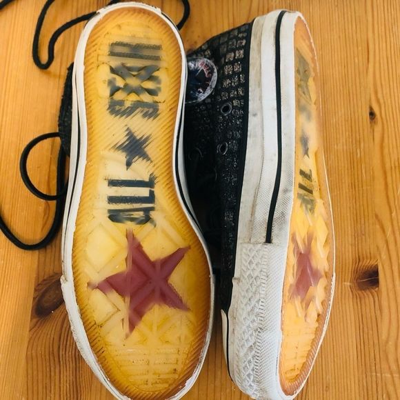 Converse High Tops Reptile Sneakers Size 6 - Picture 3 of 9
